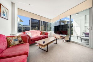 Apartment | Living area - Canberra Lakefront 2-bed With Pool, (Canberra)