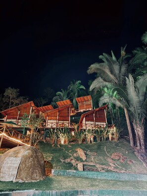 Front of property - evening/night