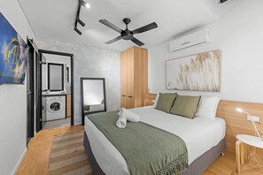 Căn hộ | 1 phòng ngủ, bộ trải giường 