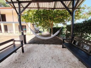 Terrace/patio - Studio Apartment, Pool, Kitchen, A/C, Playa Grande, Guanacaste, close to beaches (Matapalo)