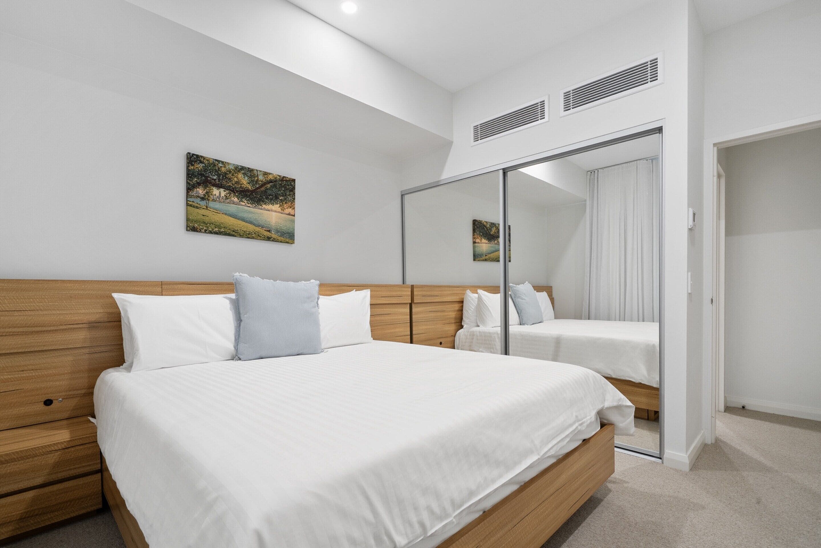 شقة | 1 غرفة نوم ومكواة/لوح كي وملاءات أسرّة