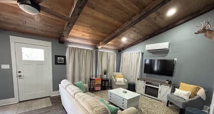 Charming house with quiet setting and outdoor space.