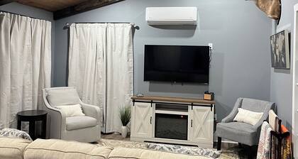 Charming house with quiet setting and outdoor space.