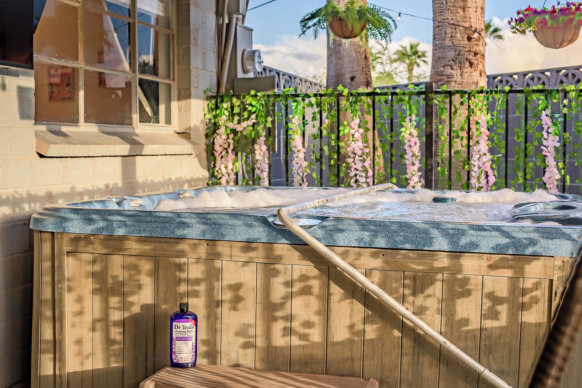 Idromassaggio all'aperto