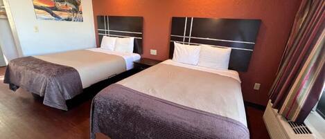 Double Room, 2 Queen Beds, Non Smoking | Desk, free WiFi