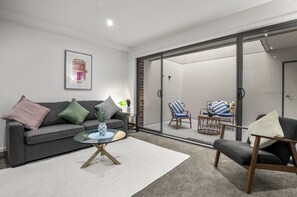 Apartment | Living room - Bustling Fitzroy Eateries and Bars Nearby (Melbourne)