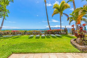 Property grounds - Breathtaking ocean-view condo, with pool, hot tub, balcony, central AC, & WiFi (Lahaina)