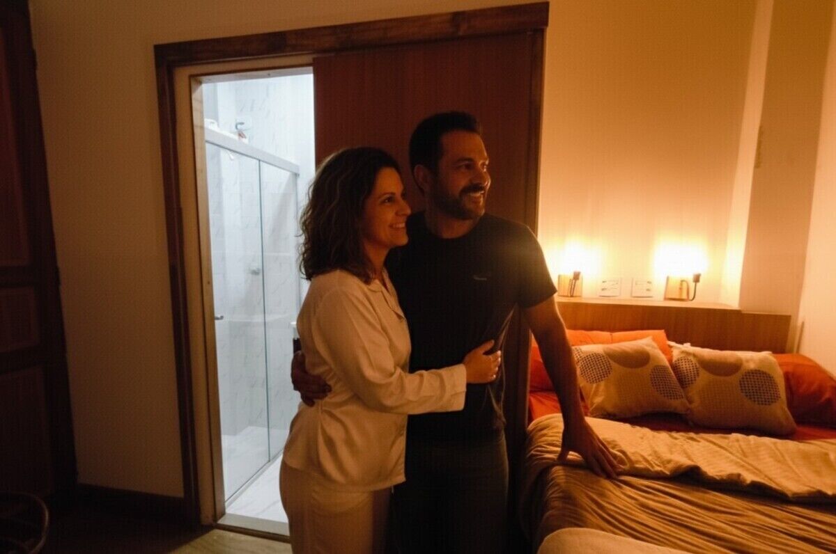 6 - Quarto casal conforto - 2 andar | Bộ đồ giường kháng dị ứng, truy cập Internet không dây miễn phí 