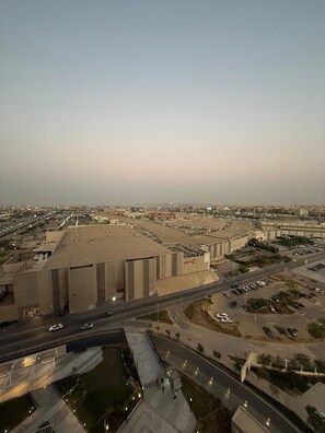 Family Apartment, Courtyard View | Balcony view - ALSAWAH Comfort 3BR @Aeon Towers Sheikh Zayed (6th of October City)
