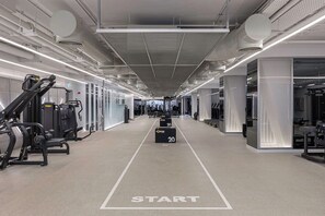 Gym - Alsawah Wide 3BR APT in aeon towers (6th of October City)