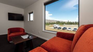 Studio, vue montagne | Coin séjour