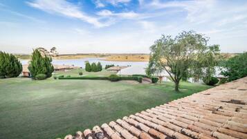 Vue depuis lâhĂ©bergement