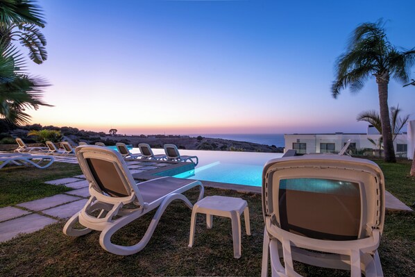 Blick von der Unterkunft