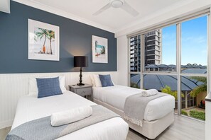 2 bedrooms, iron/ironing board, travel crib, free WiFi