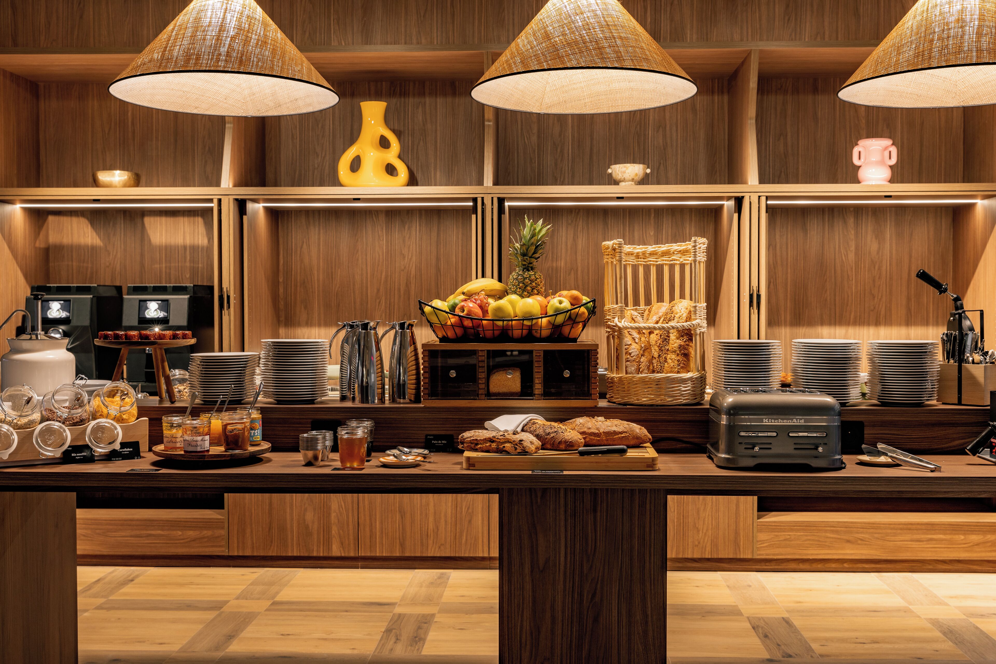 Gratis morgenmadsbuffet hver dag