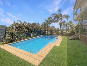 Outdoor pool - Coastal Upper-level Home With Pool Access (Batehaven)