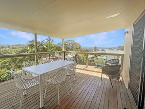 Apartment | Balcony - Coastal Upper-level Home With Pool Access (Batehaven)