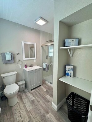 Shower, hair dryer, towels, soap - * Newly Remodeled* Apt 3 miles from the beach (Clearwater)