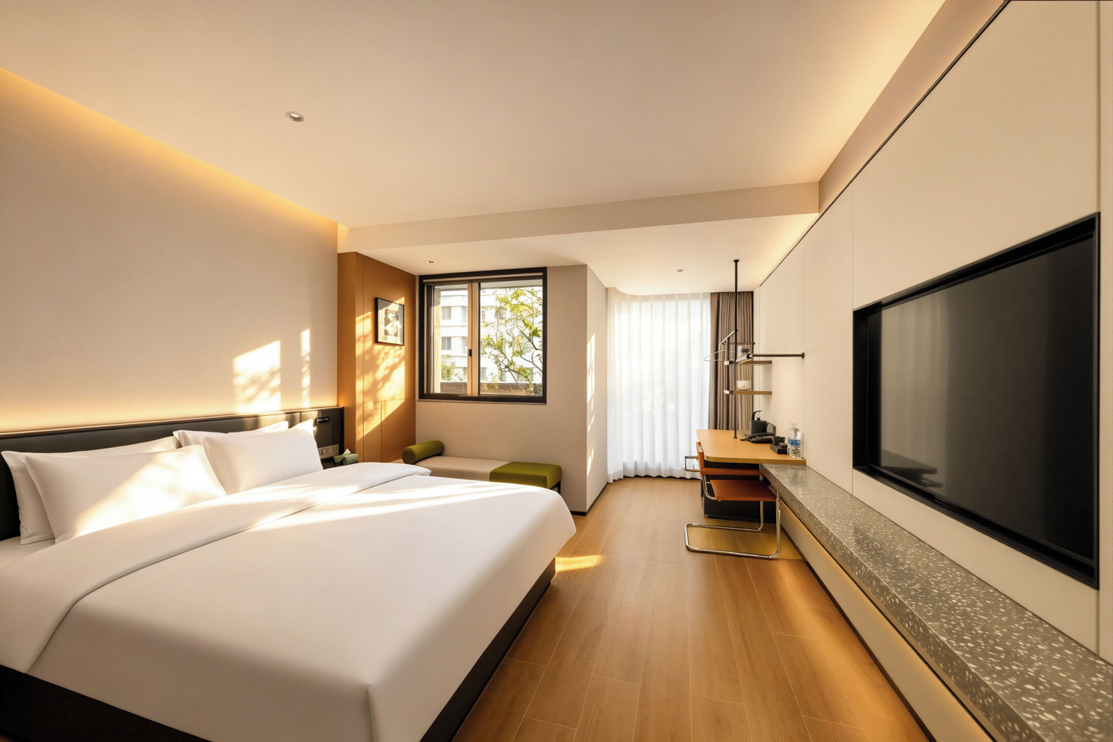 Superior Double Room, Non Smoking, Garden View | Laptop workspace, soundproofing, free WiFi