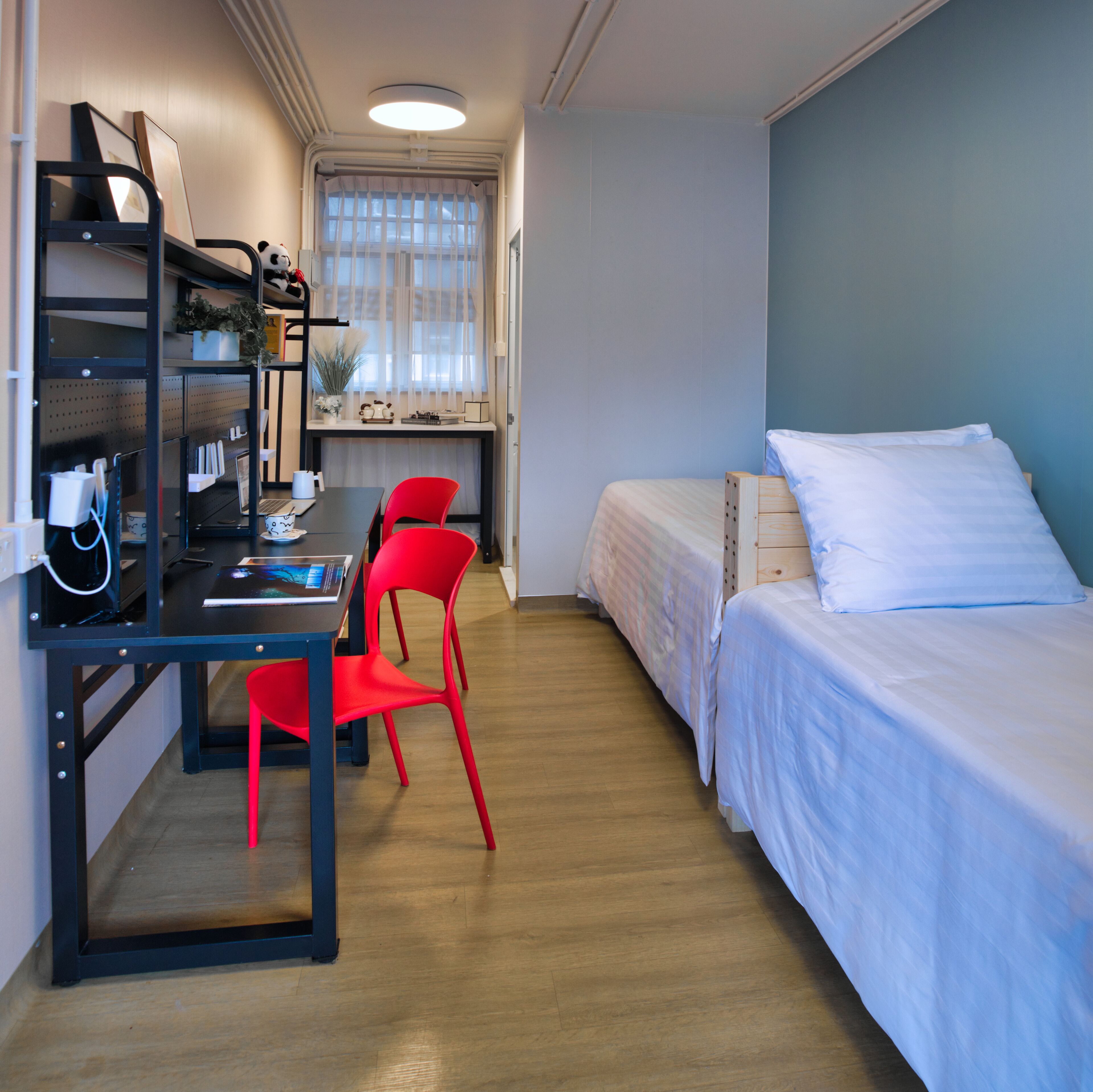 Standard Twin Room, City View | Desk, blackout drapes, free WiFi, bed sheets