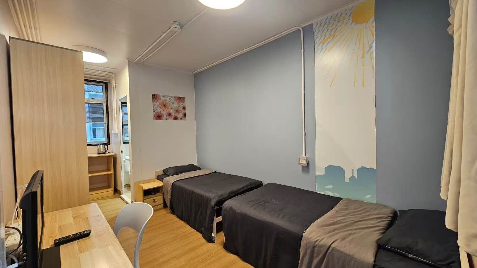 Standard Double Room, City View | Hypo-allergenic bedding, desk, laptop workspace, blackout drapes