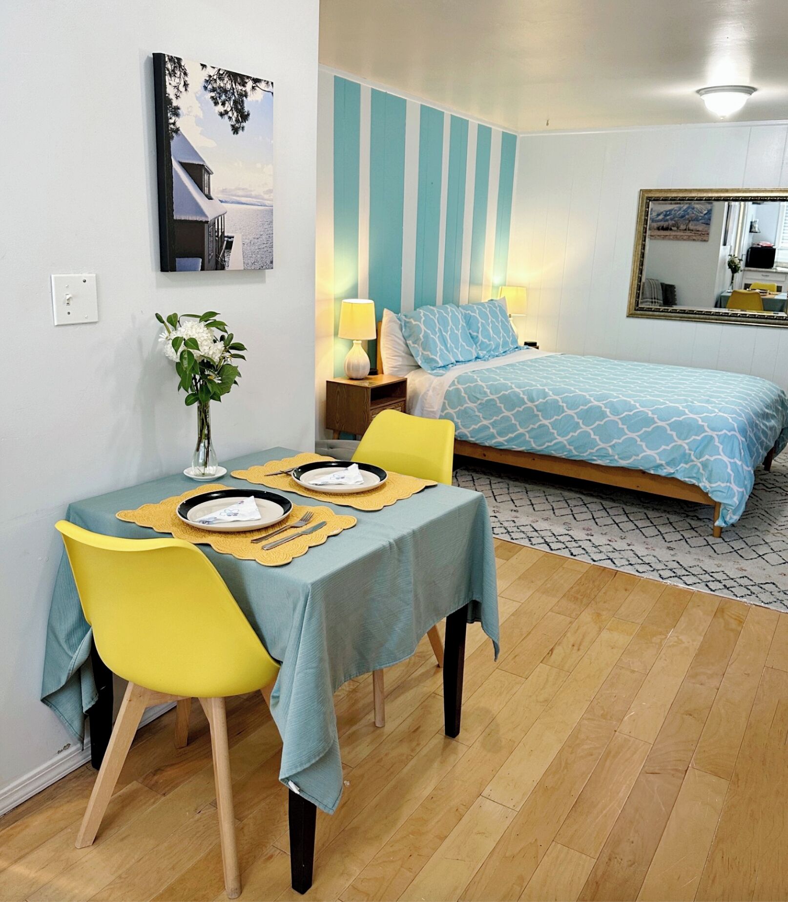 Iron/ironing board, free WiFi, bed sheets