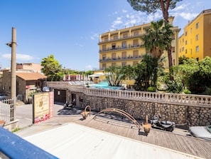 Comfort-Apartment, Balkon, Stadtblick | Ausblick vom Zimmer