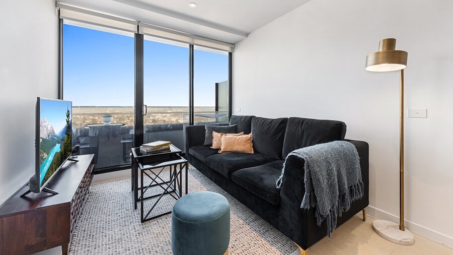 シック 1ベッド ウィズ シティビューズ パーキング ジム & プール