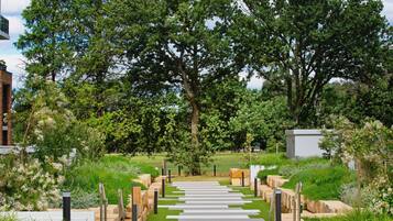 Vue depuis lâhĂ©bergement