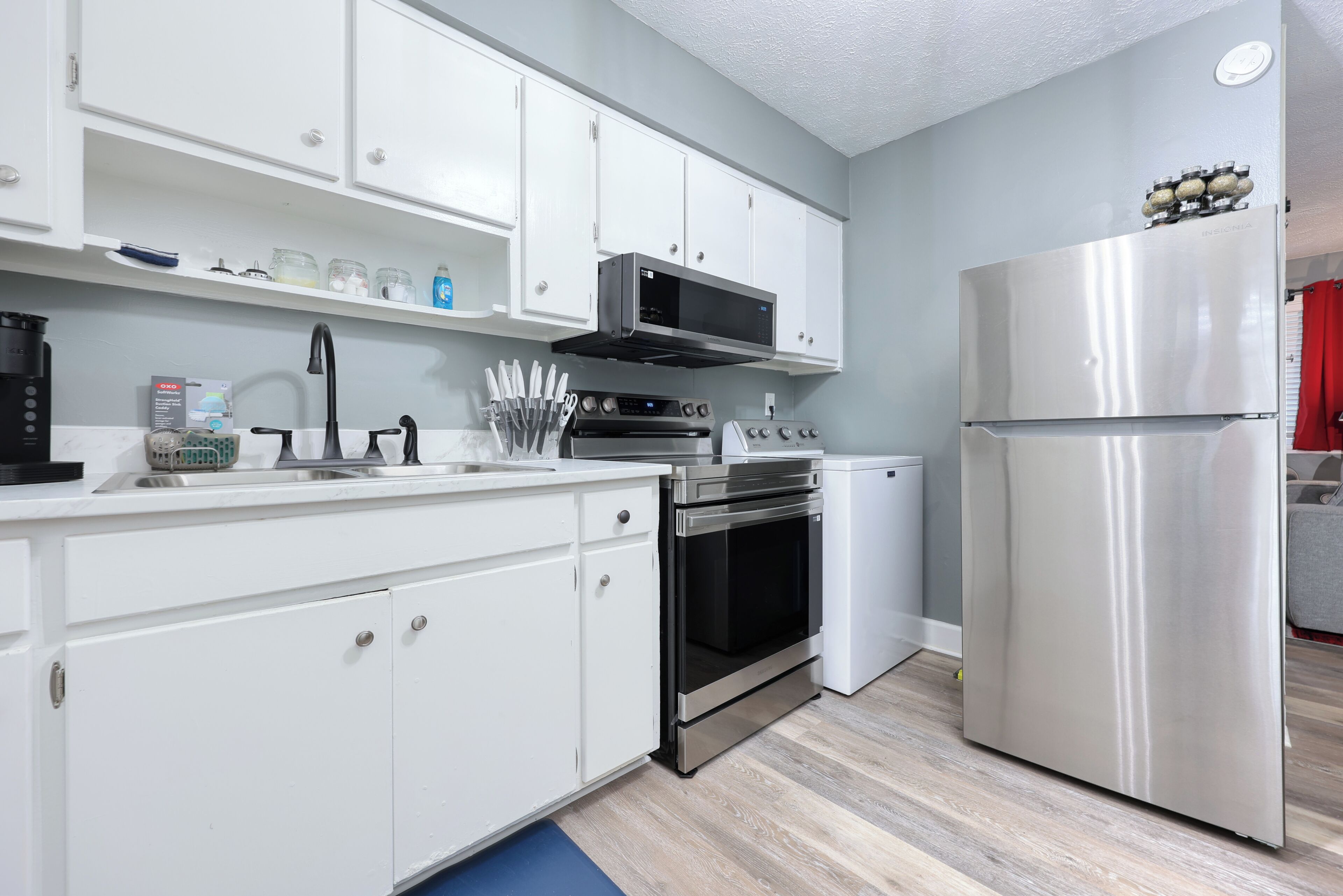 Microwave, oven, stovetop