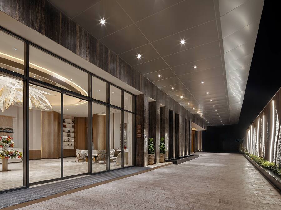 Entrada de la propiedad