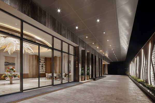 Entrée de l’hébergement