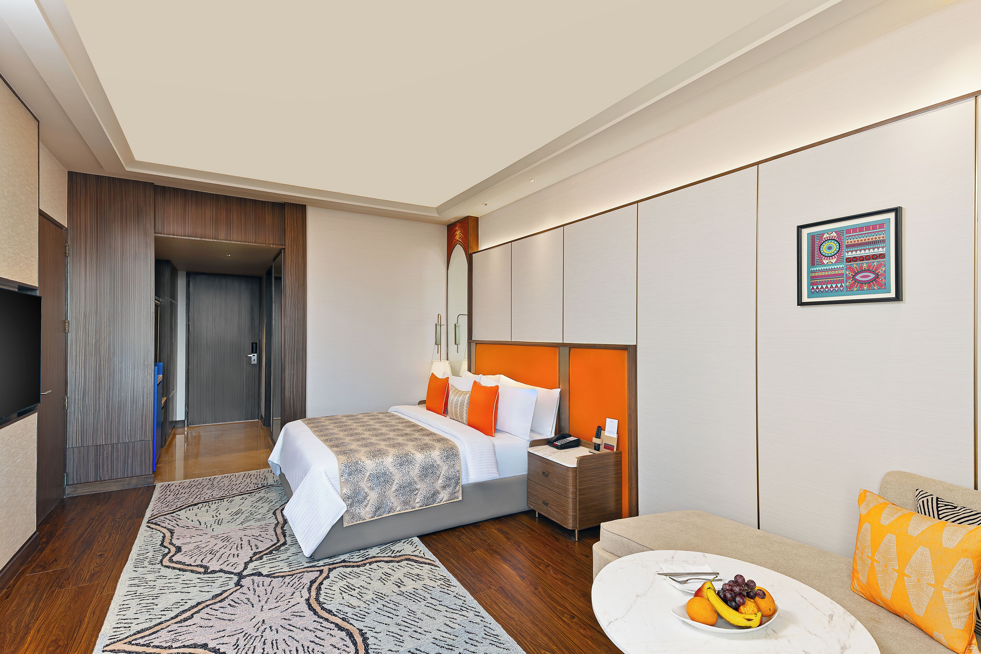 Habitación superior, 1 cama King size (Premium Room Double) | Caja de seguridad en la habitación y escritorio 