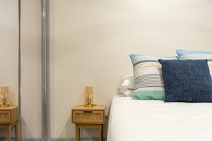 公寓 | 2 多间卧室、笔记本电脑工作区、熨斗/熨衣板、床单