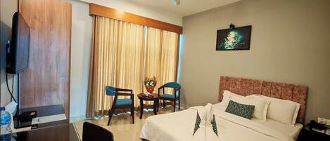 Deluxe Double Room, Balcony, City View | View from room