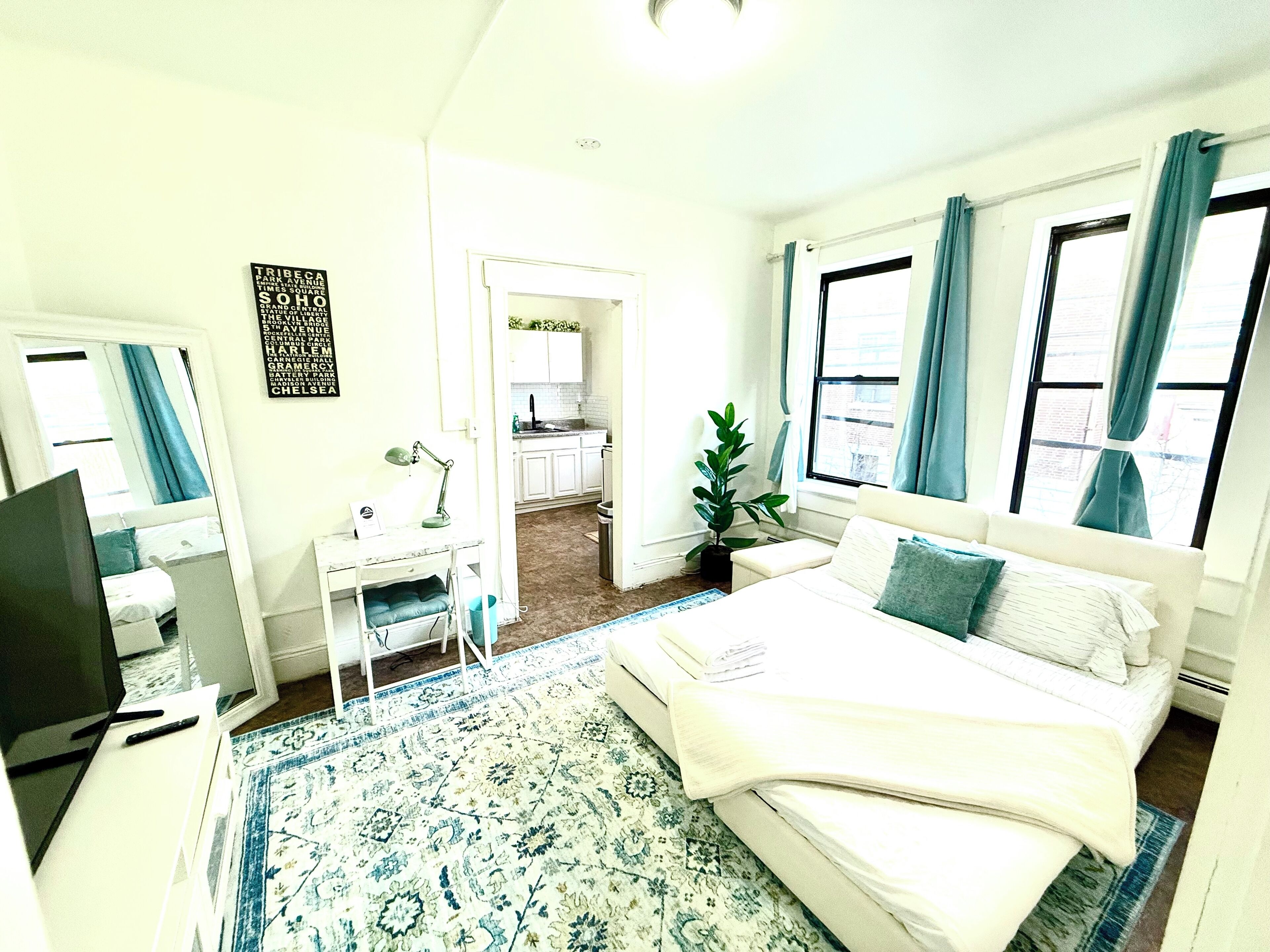 1 bedroom, desk, iron/ironing board, free WiFi