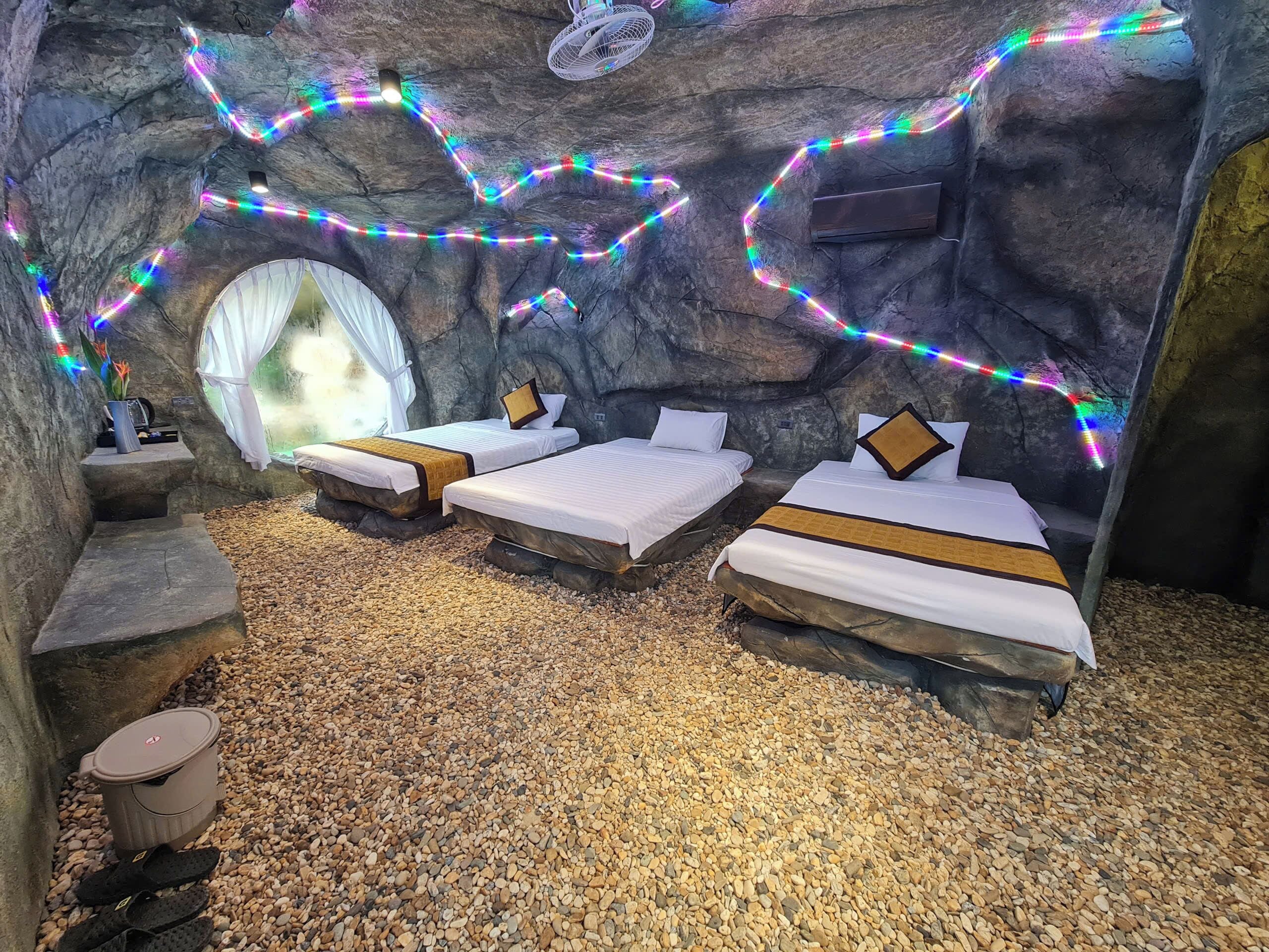 Deluxe Triple Room, Resort View | Hypo-allergenic bedding, minibar, desk, laptop workspace