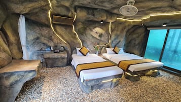 Design Triple Room, Resort View | Hypo-allergenic bedding, minibar, desk, laptop workspace