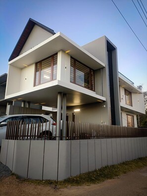 Fassade der Unterkunft