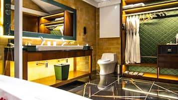 Glamping Tent | Badkamer | Badjassen