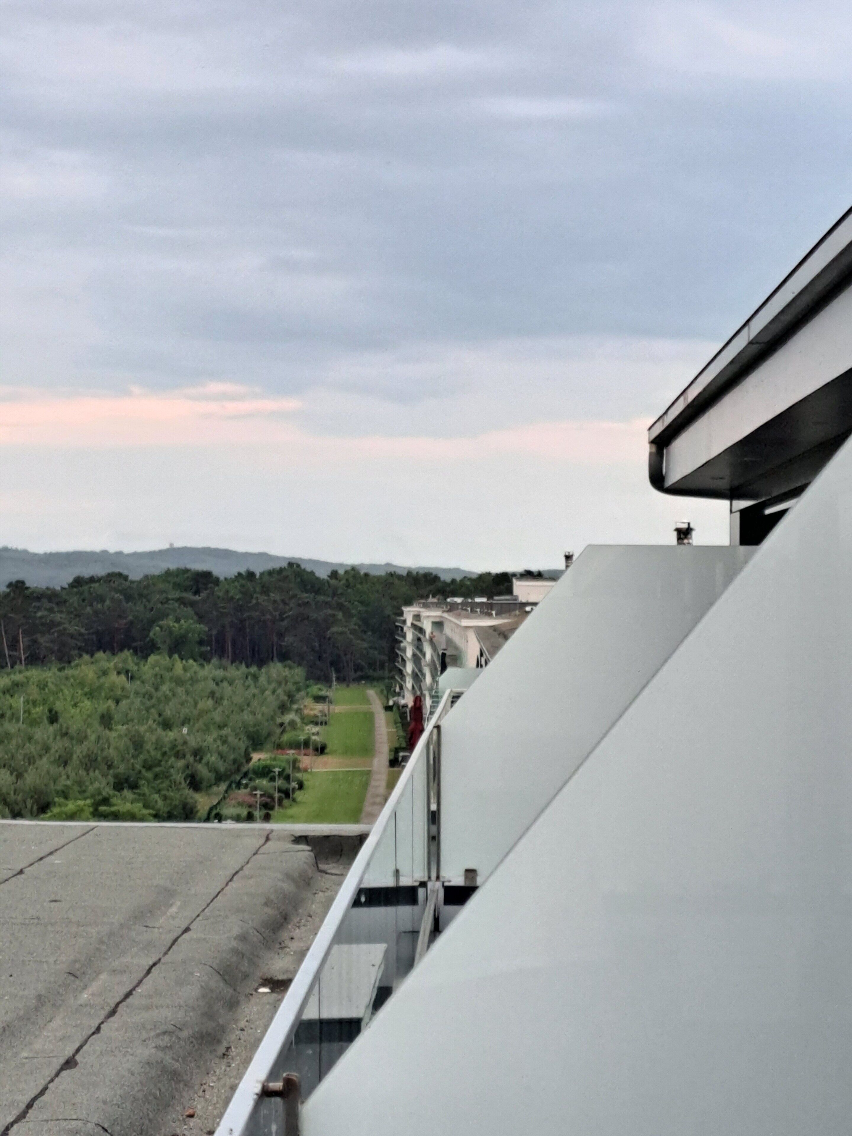 Blick von der Unterkunft