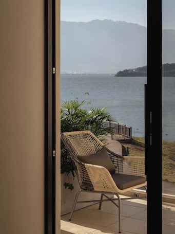 Comfort Double Room, Ocean View | Desk, laptop workspace, blackout drapes, soundproofing