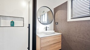 Shower, hair dryer