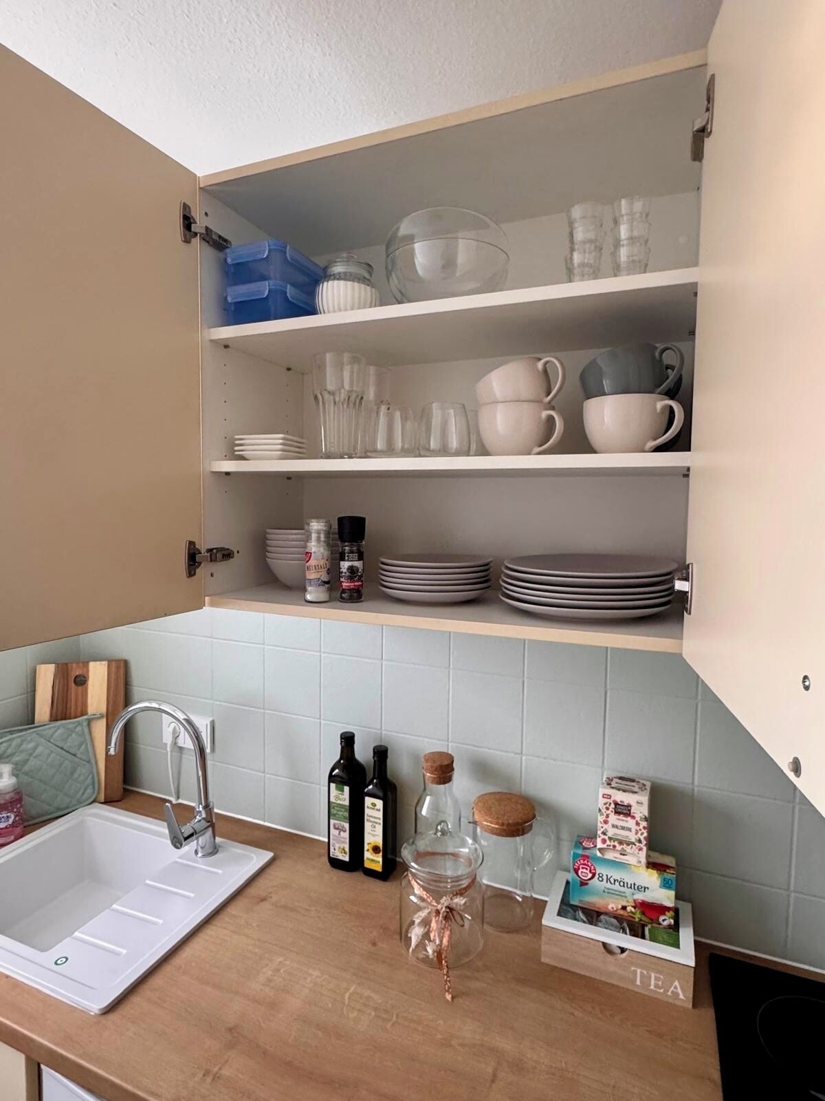 Kühlschrank, Herdplatte, Geschirrspüler