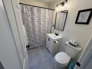 Towels, soap, toilet paper