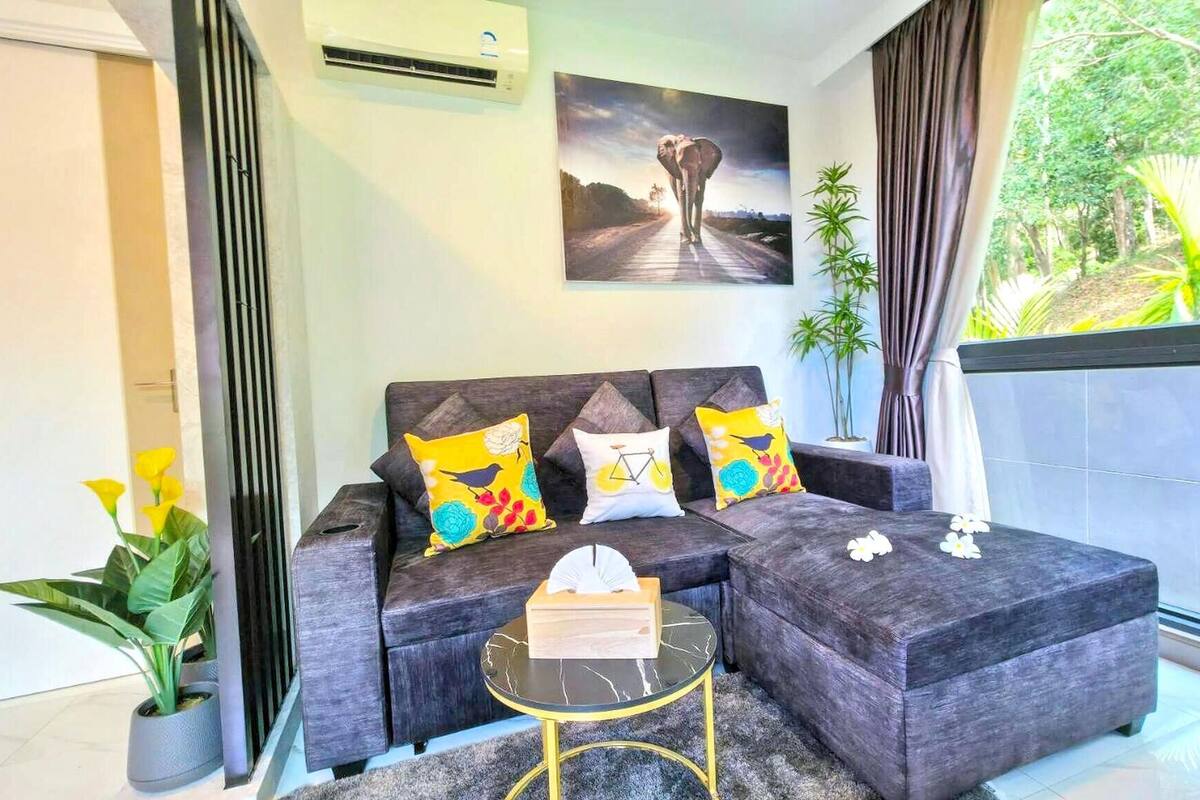 Lägenhet - 1 sovrum - tillgänglighetsanpassat - balkong | Vardagsrum