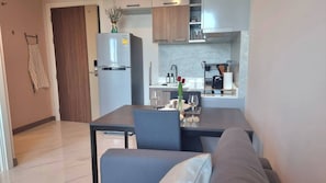 Lejlighed - 1 soveværelse - handicapvenligt - balkon | Privat køkken