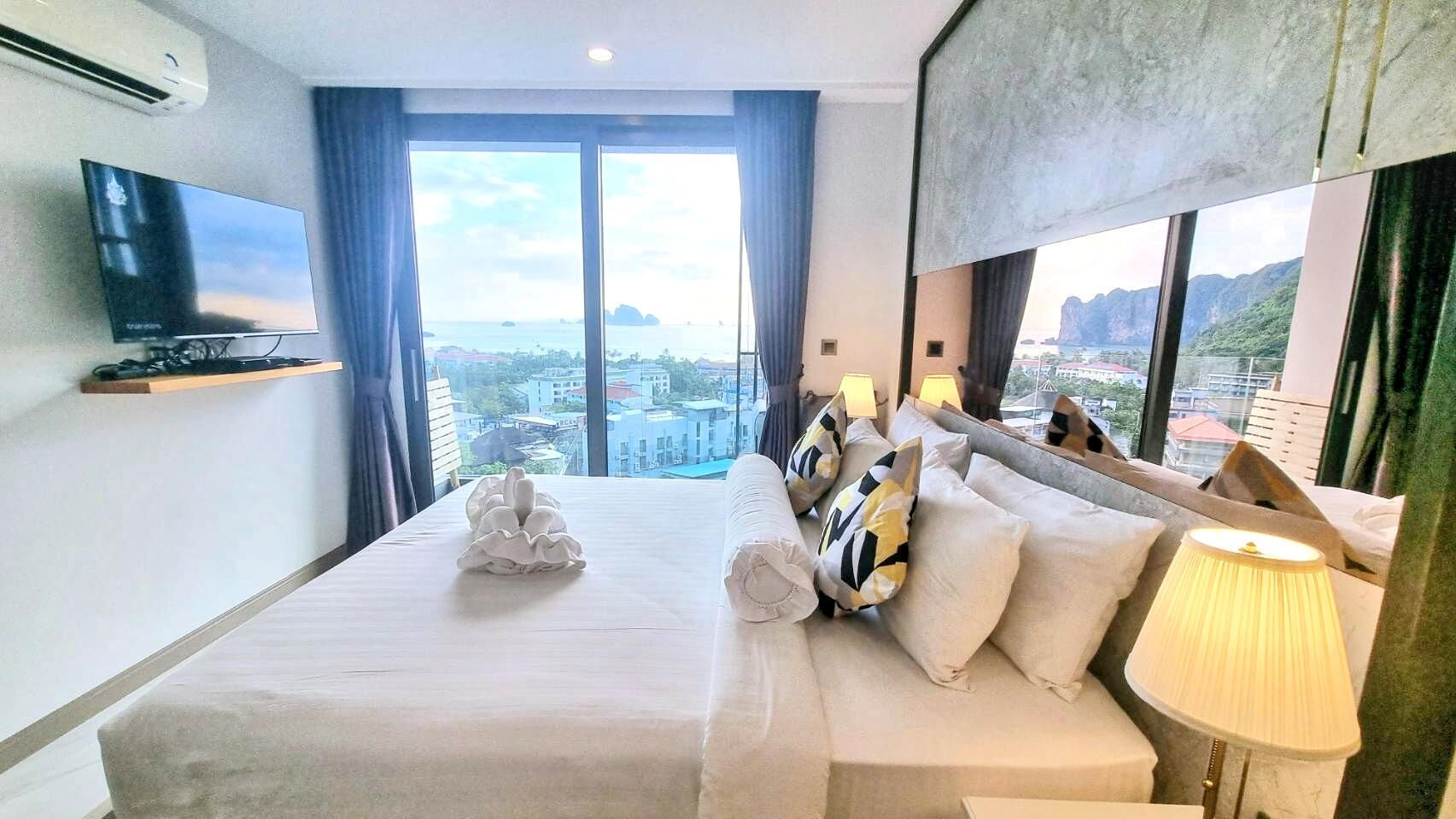 อพาร์ทเมนท์, 1 ห้องนอน,  พร้อมสิ่งอำนวยความสะดวกสำหรับผู้พิการ, ระเบียง | 1 ห้องนอน