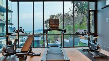 Appartement, 1 chambre, accessible aux personnes à mobilité réduite, balcon | Salle de remise en forme