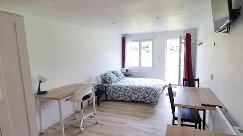 Le petit château Avesnois - Studio avec terrasse en rez de Jardin